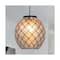 Hello Honey® Marina Natural Capiz & Metal Orb Pendant Ceiling Light